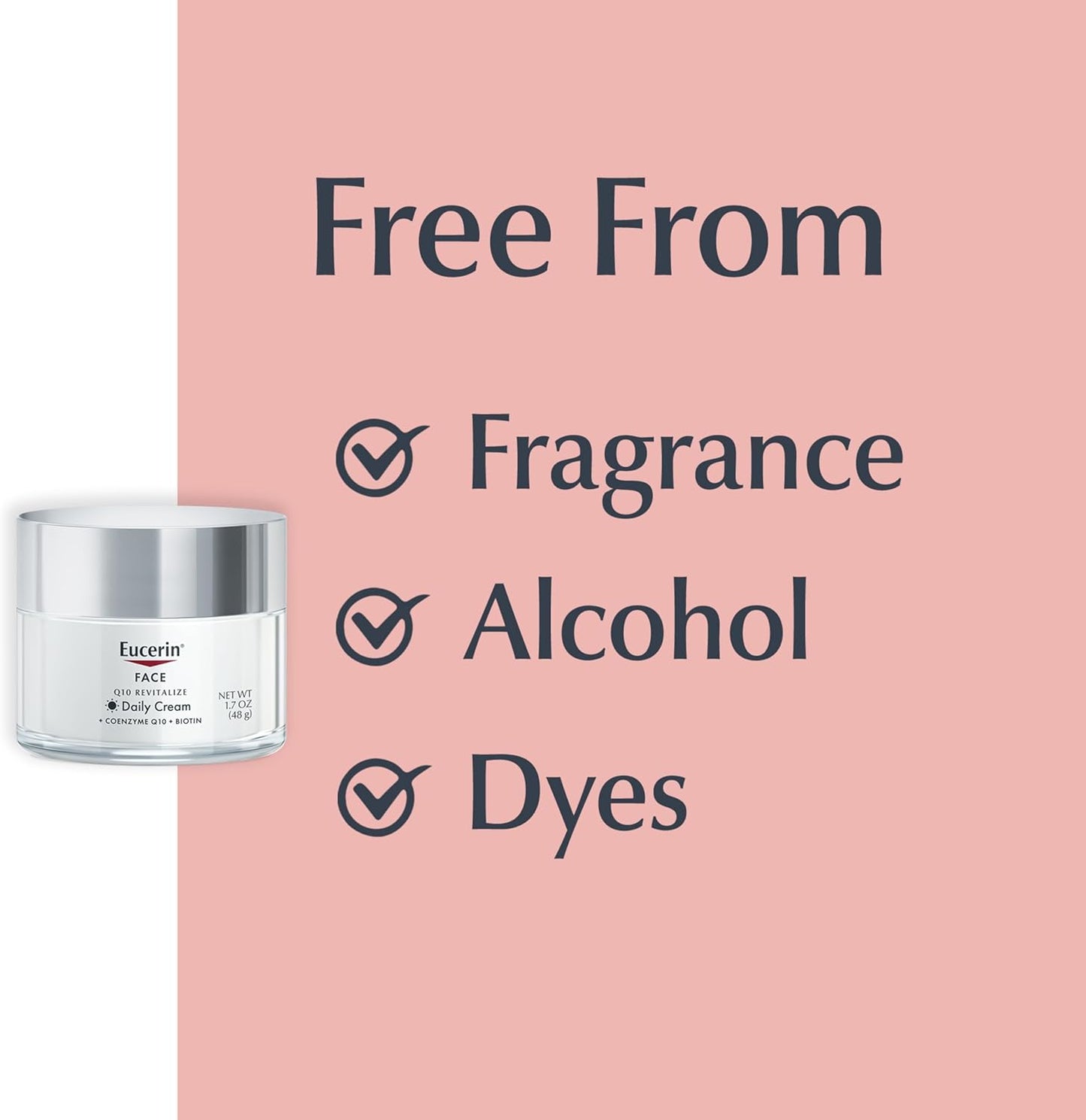 Eucerin Crème Anti-Rides Pour Le Visage - Pour Peaux Sensibles - Avec Coenzyme Q10 - 48 G