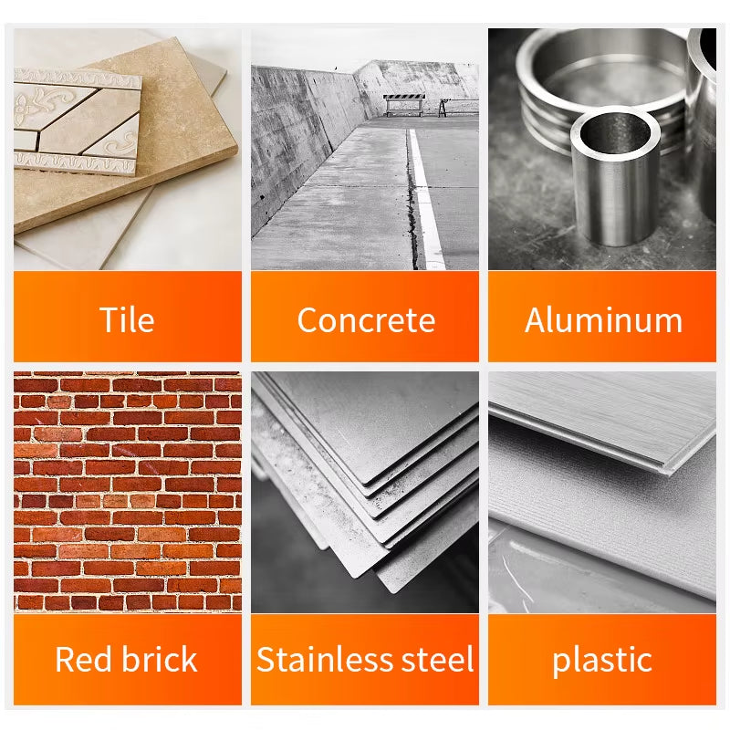 Carbide Head Four - Edge Drilling Bit Glass Ceramic Tile Opener