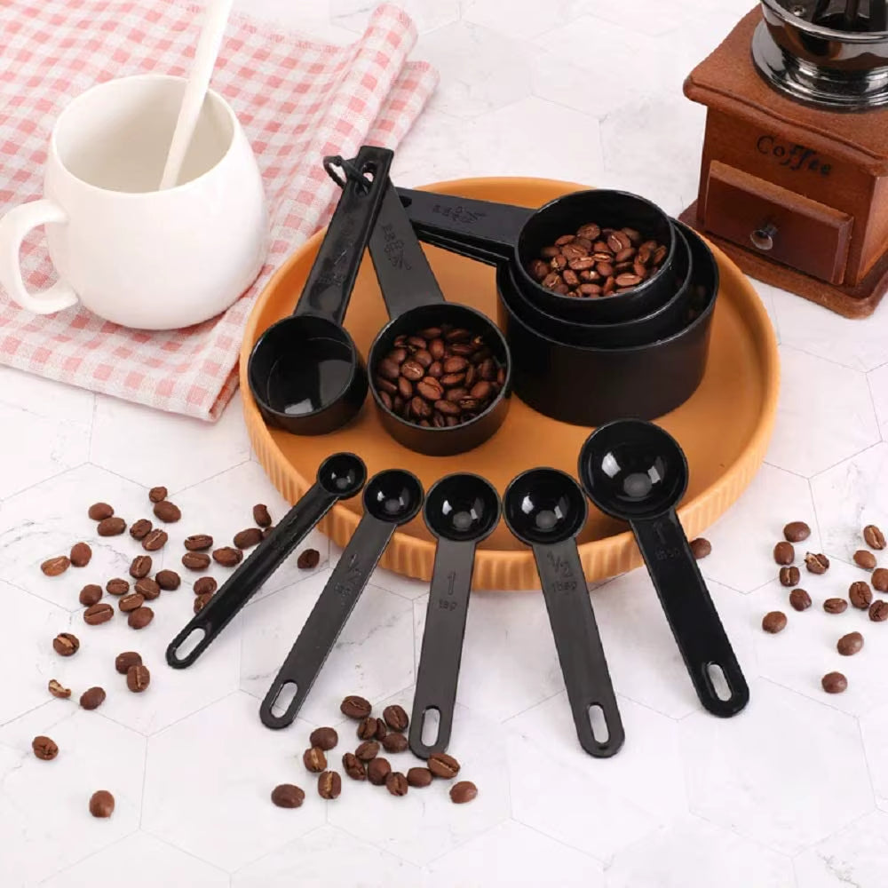 5/10Pcs Kitchen Measuring Spoons Teaspoon Coffee Sugar Scoop Cake Baking Flour Measuring Cups Kitchen Cooking Tools