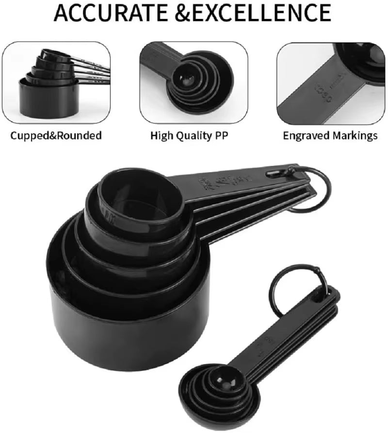 5/10Pcs Kitchen Measuring Spoons Teaspoon Coffee Sugar Scoop Cake Baking Flour Measuring Cups Kitchen Cooking Tools