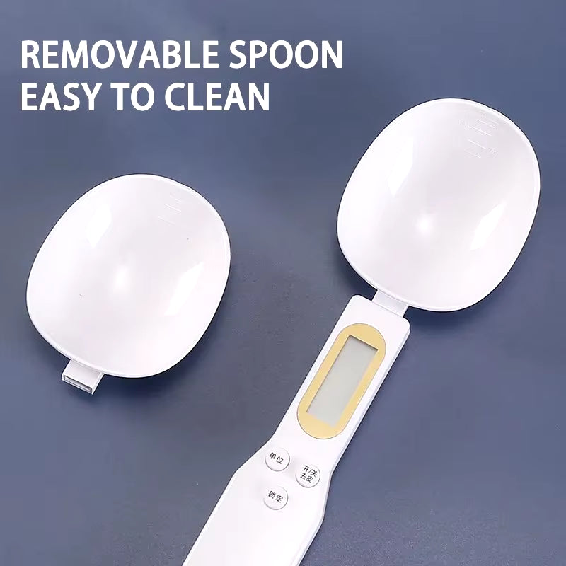 500G/0.1G Portable LCD Digital Kitchen Scale Measuring Spoon Gram Electronic Spoon Weight Volumn Food Scale New High Quality