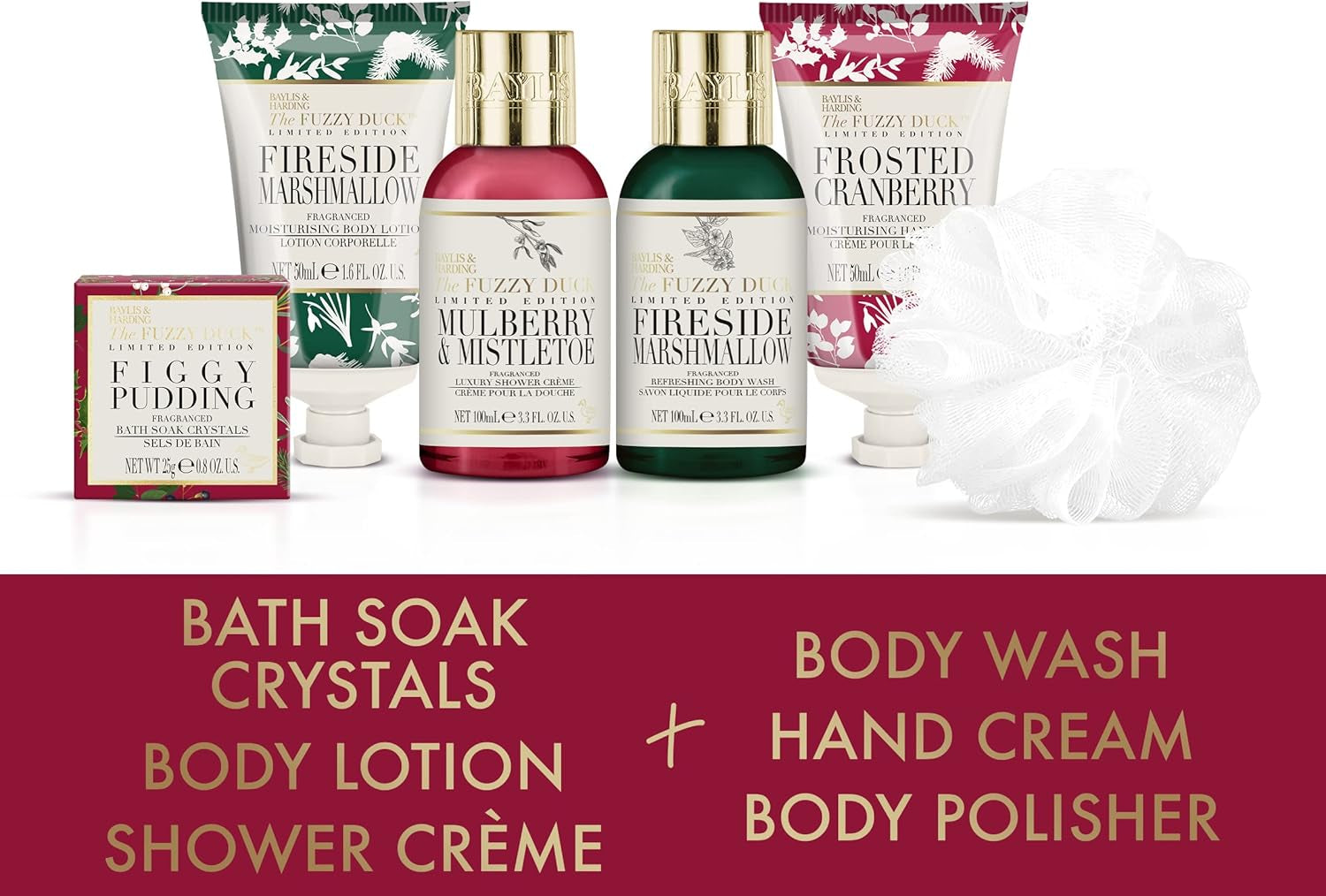 the Fuzzy Duck Winter Wonderland Coffret Cadeau De Luxe (1 Pièce) – Convient Aux Végétaliens