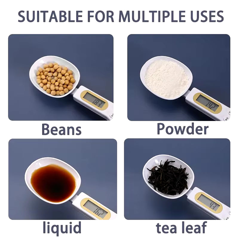 500G/0.1G Portable LCD Digital Kitchen Scale Measuring Spoon Gram Electronic Spoon Weight Volumn Food Scale New High Quality