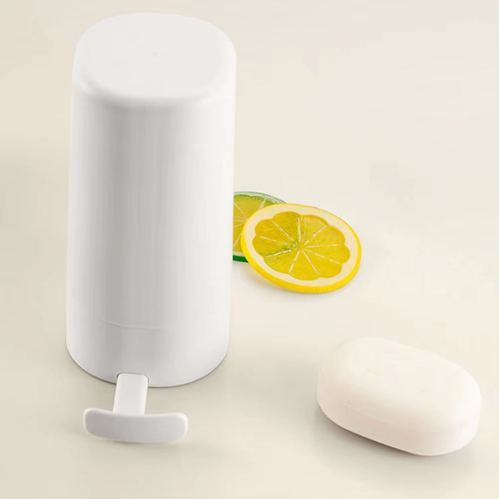 Wall Mounted Shower Soap Dispenser Moisture-Proof Soap Container with Lid Manual Soap Grinder Adjustable Bathroom Kitchen Box