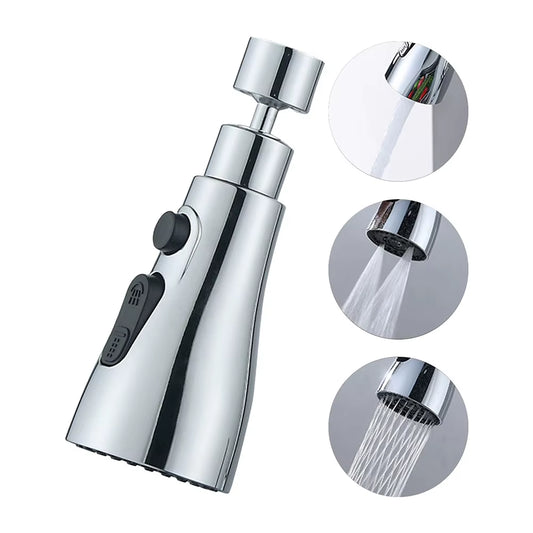 3 In1 Kitchen Replaceable Faucet Sprayer Nozzle ABS Durable Water Tap Water Basin Sink Shower Spray Head Multifunctional Hydrant