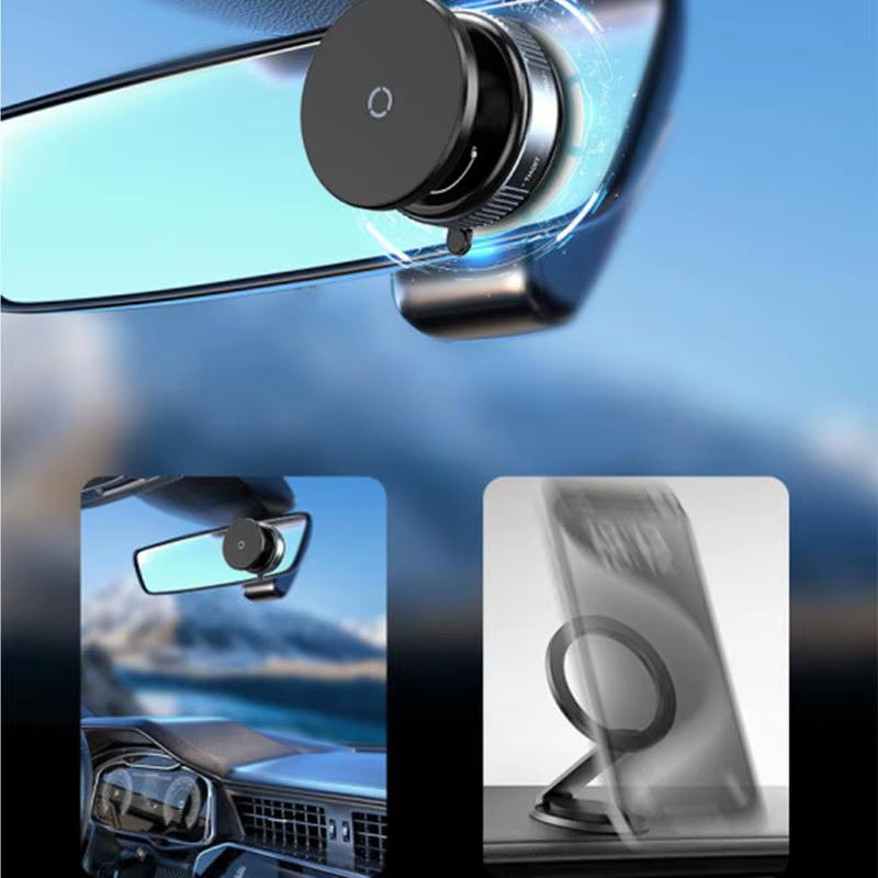 Support magnetique pour voiture accessoires, Cell Phone Holder for Car Phone Holder Magnetic Cell Phone Holder Suction Cup General Smartphone Bracket Automobile Accessories